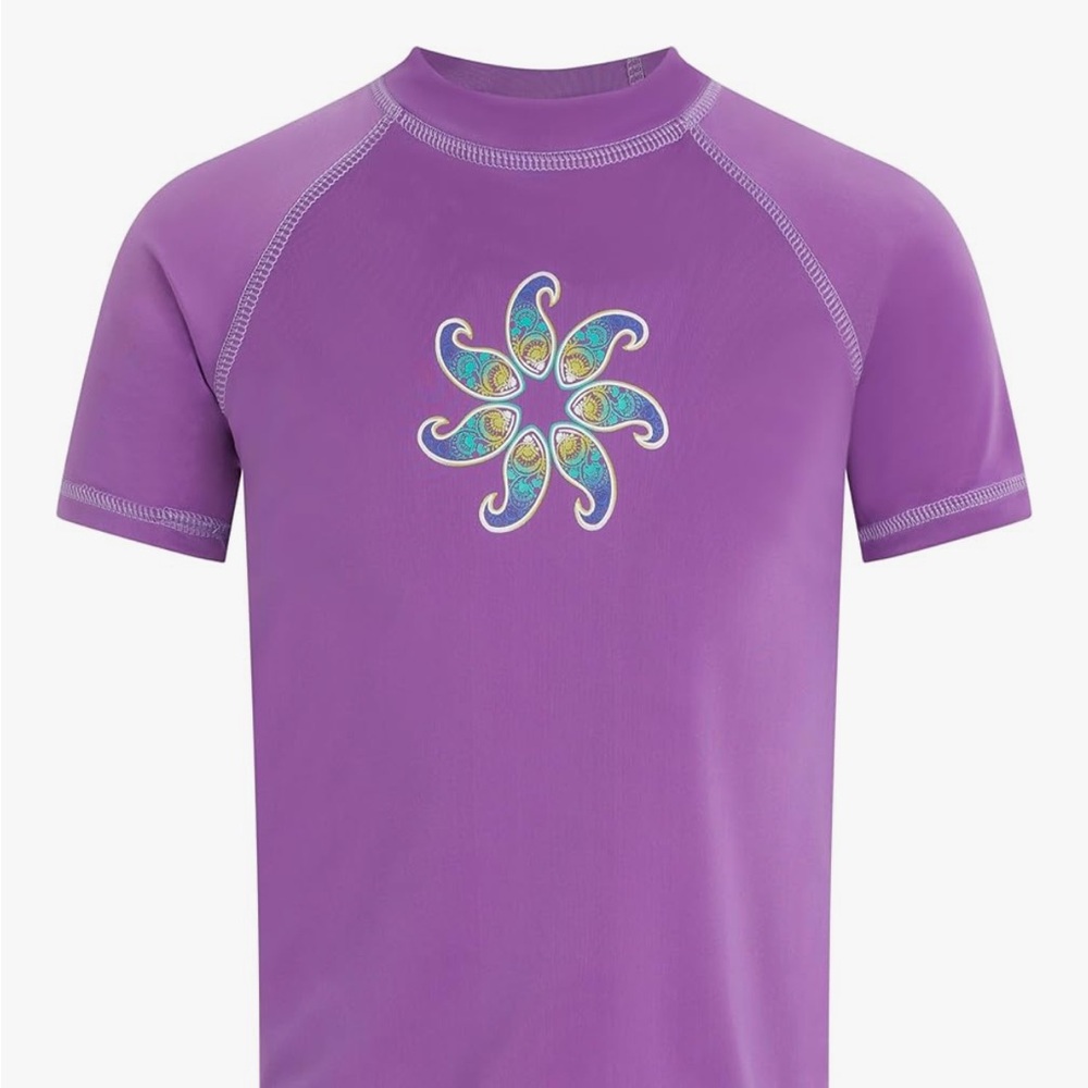 Kids Purple Swim Shirt